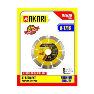 AKARI 4 INCH 9 SEG DIAMOND SAW BLADE 100MM A-1718