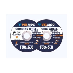 VELMOC DC WHEEL 4"X6MM GREEN (200PCS)