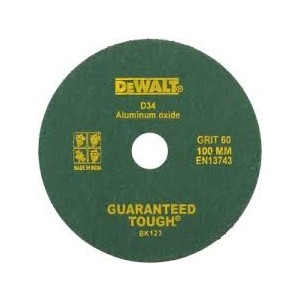 DEWALT G 60 - 100 X 16 - FIBRE DISC - ALO D34-IN
