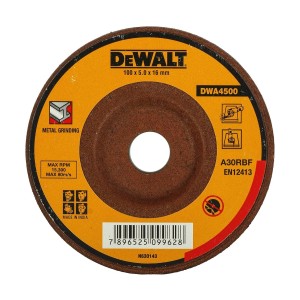 DEWALT DC WHEEL - 100 X 5.0 X 16MM - A30RBF - RED DWA4500-IN