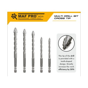 MAF PRO MULTI DRILL BIT CROSS TIP 6MM