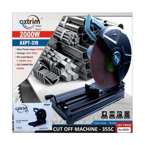 AXTRIM PRO (BLUE SERIES) CUT OFF MACHINE - 355C - AXPT-319