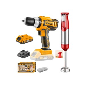INGCO LITHIUM20V -ION CORDLESS 2 PCS COMBO KIT 20V - COSLI22112