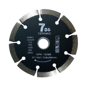 AKARI MARBLE CUTTING BLADE 4" CERAMIC 786 - 20MM BLISTER PACK DZ-50