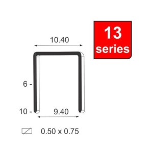 KAYMO STAPLES 1308 13 SERIES ST1308 (24000PCS/BOX)