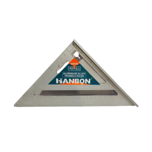 Hanbon Aluminum Triangle Ruler 180Mm (Pcs) - 161018