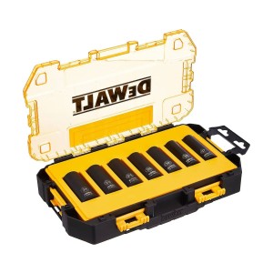 DEWALT 7PC 1/2" DEEP IMPACT SOCKET SET (17, 18, 19, 20, 21, 22, 24MM) DWMT74737-0