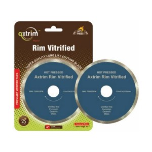 AXTRIM - BLADES 4" RIM VITRIFIED (HOT PRESS)