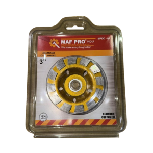 MAF PRO INDIA DIAMOND CUP WHEEL 3'' SEG MPDC-80