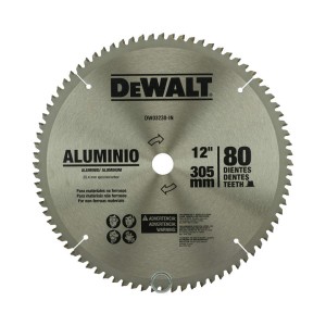 DEWALT SAW BLADE - 12" X 80T - ALUMINIUM - 305MM DW03230-IN