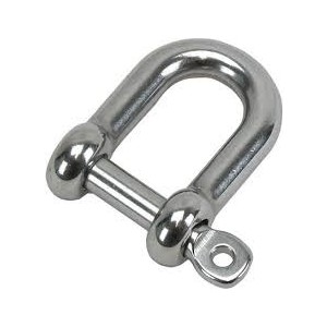 LIFTGEAR SS D SHACKLES
 CAPACITY- 6MM WEIGHT-0.023Kg
