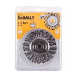 DEWALT 115MM - TWISTED WIRE CUP BRUSH - MM WIRE DT3502-QZ