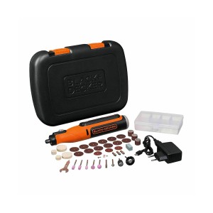 BLACK AND DECKER 8V - ROTARY TOOL KIT | 3500- 29500 RPM - CORDLESS - 1.5AH - 35 PCS. BCRT8K35-B1