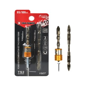 XTRA POWER SCREWDRIVER BIT ( POWER BIT ) COMBINATION SET
 65MM/100MM (++)