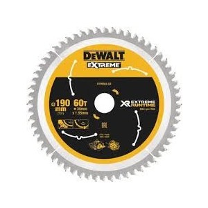 DEWALT 190MM X 60T X 30MM - CIRCULAR SAW BLABDES - XR FLEXVOLT - EXTREME SERIES DT99564-QZ
