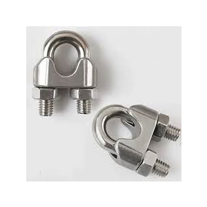 LIFTGEAR SS WIRE ROPE CLAMPS
 CAPACITY- 8MM WEIGHT-0.035Kg