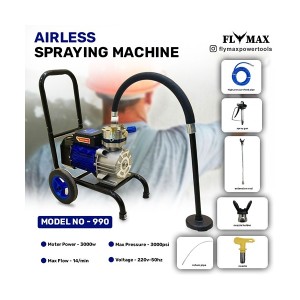 FLYMAX AIR LESS MACHINE 990 NO FOR PAINT 3000W