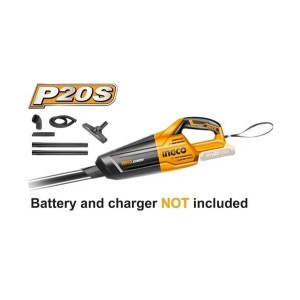 INGCO LITHIUM-ION VACUUM CLEANER 0.7L 20V [4PC] - CVLI2001