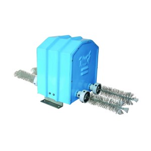 ADVANCE BRUSHING UNIT – WITH SS COVER FOR GLASS MILK BOTTLES - BU – SS – MILK