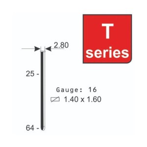KAYMO BRAD NAILS 16G64 16G SERIES BR16G64 (2500PCS/BOX)