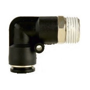 KAYMO PUSH FITTING 12 MM - 1/2" MALE ELBOW JPL1204