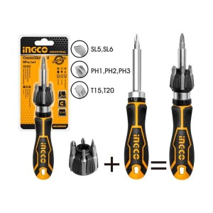 INGCO 8 PCS RATCHET SCREWDRIVER SET - AKISD0808