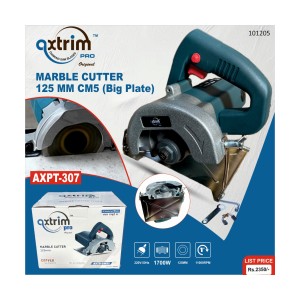 AXTRIM PRO (BLUE SERIES) MARBLE CUTTER 125MM - CM5 BIG PLATE - AXPT-307