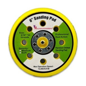 MAF 6'' SANDING PAD VELCRO TYPE