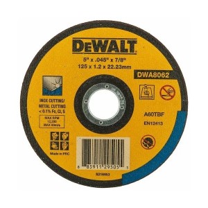 DEWALT CO - 125 X 1.2 X 22.23MM - MS / SS CUTTING DWA8062-IN