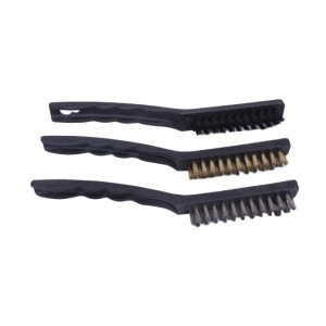 JON BHANDARI 3PCS WIRE BRUSH SET 9 INCH PLASTIC HANDLE B-020