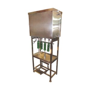 ADVANCE GRAVITY LIQUID FILLING MACHINE – 8 HEAD – PNEUMATICALLY OPERATED FOR GLASS - GFM – 8 – GL – P