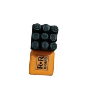 RR 3/4 inch 0-8 Marking Figure Punch Set