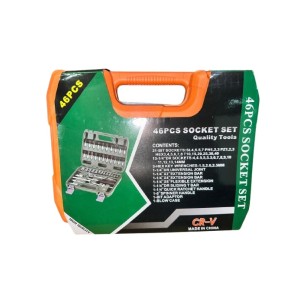 46PCS SOCKET SET 1/4" SQ. DRIVE